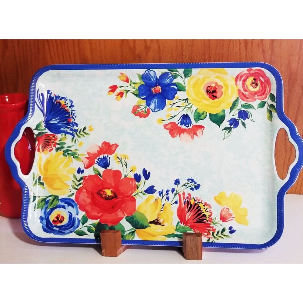 Pioneer Woman Serving Tray Melamine New